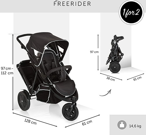 Avis de la poussette 3 roues Hauck Freerider